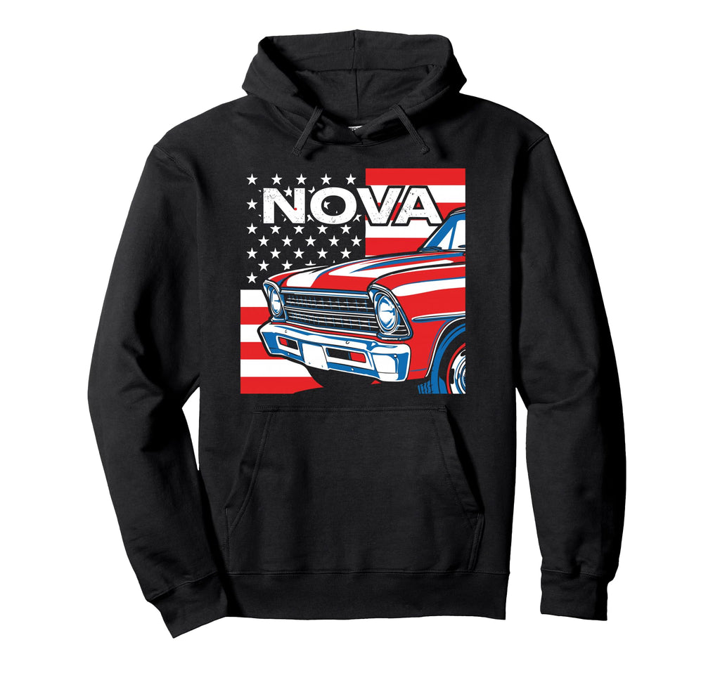 1966 1967 Nova Ss Front Grill Old Hoodie - Fun Novelty Design Unisex - T-Shirt, Sweatshirt, Hoodie