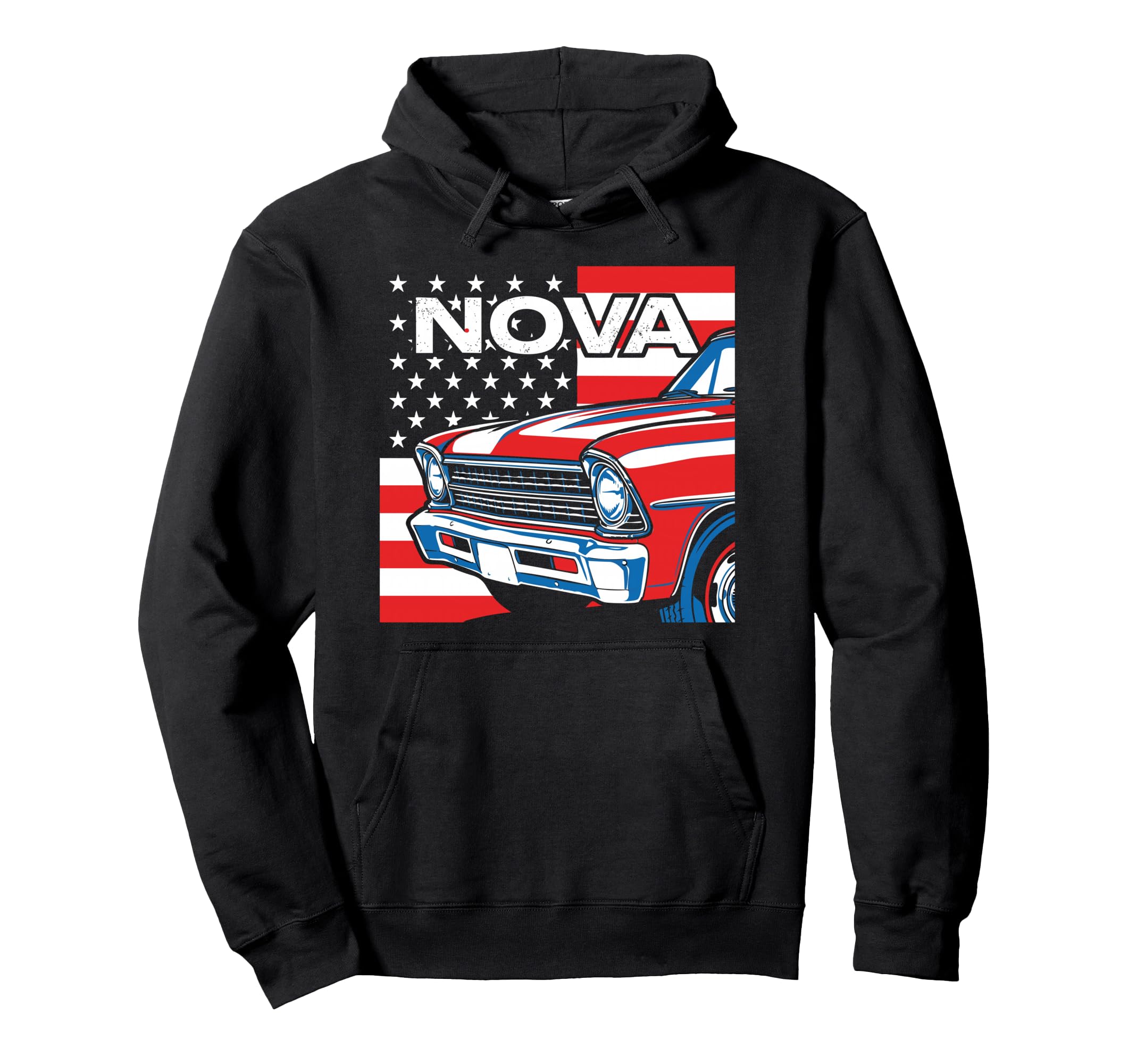 1966 1967 Nova Ss Front Grill Old Hoodie - Fun Novelty Design Unisex - T-Shirt, Sweatshirt, Hoodie