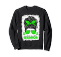 Mental Health Warrior Illness Green Sweatshirt - Trendy Graphic Unisex - T-Shirt, Sweatshirt, Hoodie