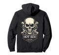 Skull Biker Motorcycle Mechanical Biker Hoodie - Unique Graphic Unisex - T-Shirt, Sweatshirt, Hoodie
