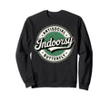 Indoorsy Antisocial Butterfly Sweatshirt - Minimalist Print Men Women - T-Shirt, Sweatshirt, Hoodie