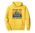 Im Not Old Im Skull Motorcycle Rider Hoodie - Fun Novelty Design Men Women - T-Shirt, Sweatshirt, Hoodie