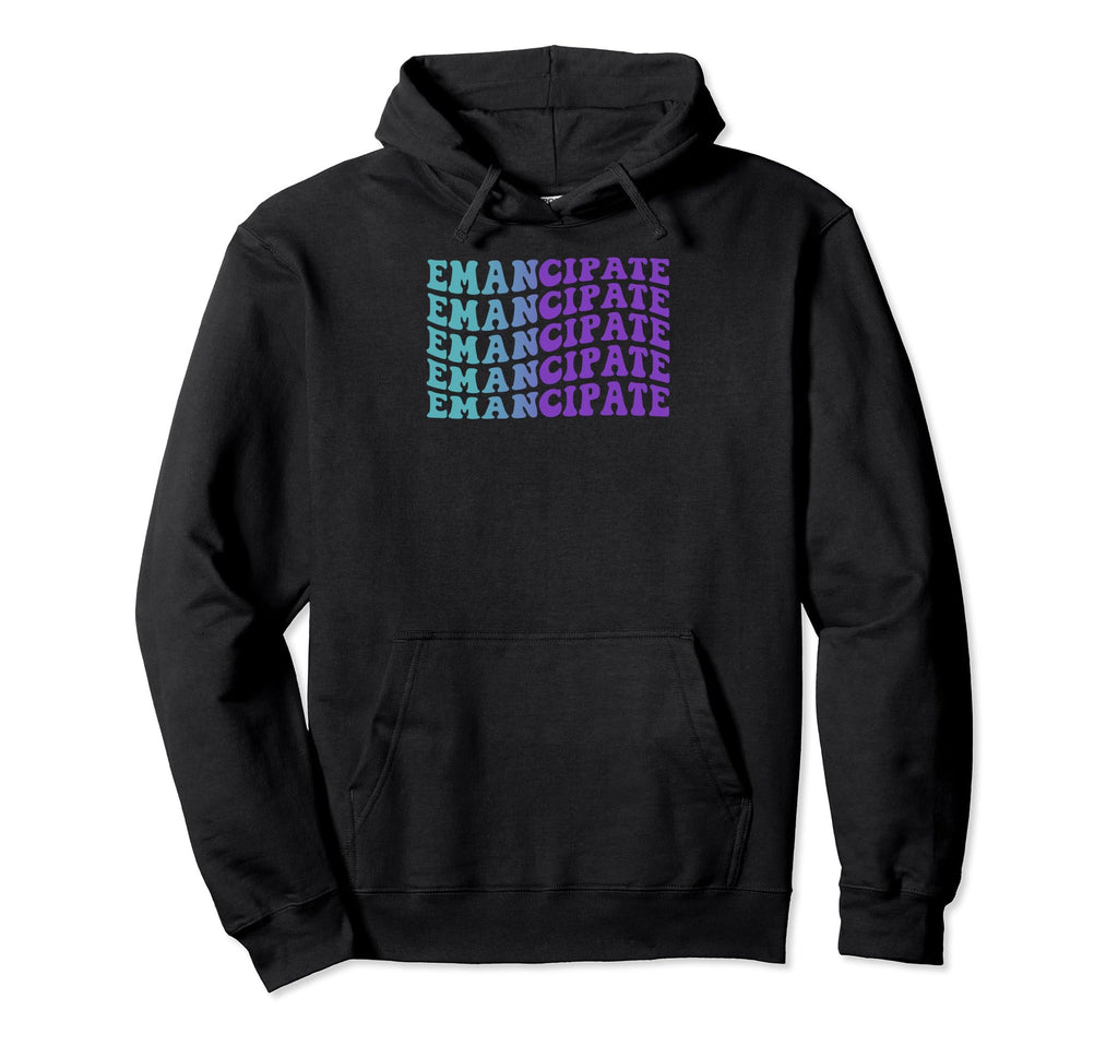 Emancipate Self Care Hoodie - Minimalist Print Men Women - T-Shirt, Sweatshirt, Hoodie