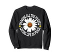 Peace Flower Imagine All People Sweatshirt - Fun Novelty Design Men Women - T-Shirt, Sweatshirt, Hoodie