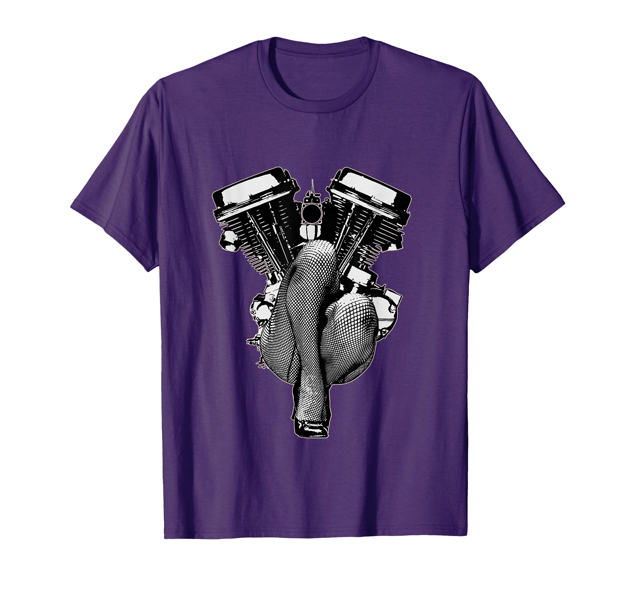 Ultra Sexy Hd Panhead Pinup Motorcycle T-Shirt - Unique Graphic Unisex - T-Shirt, Sweatshirt, Hoodie