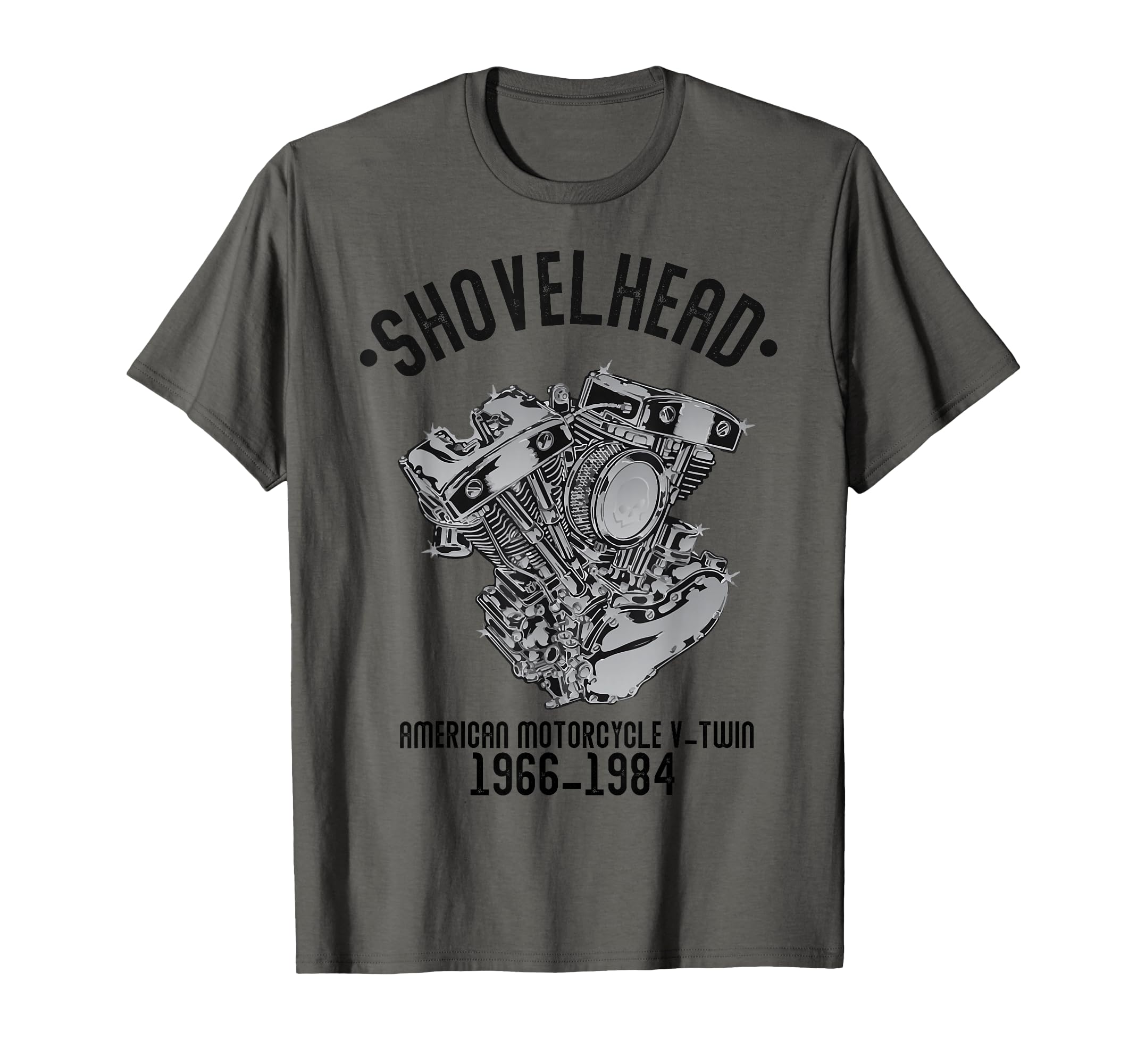 Novelty Shovelhead Motorcycle T-Shirt - Trendy Graphic for Adults - T-Shirt, Sweatshirt, Hoodie