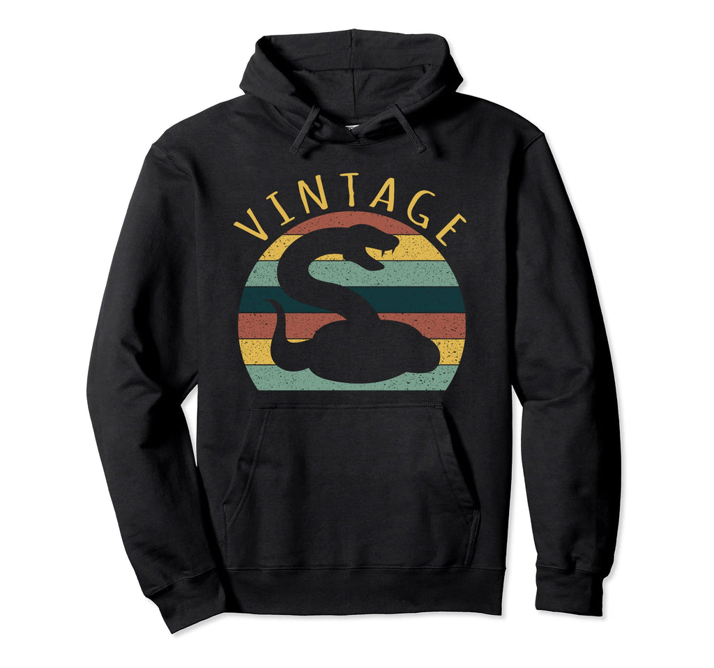 Snake Lover Colors Distressed Hoodie - Graphic Print for Adults - T-Shirt, Sweatshirt, Hoodie