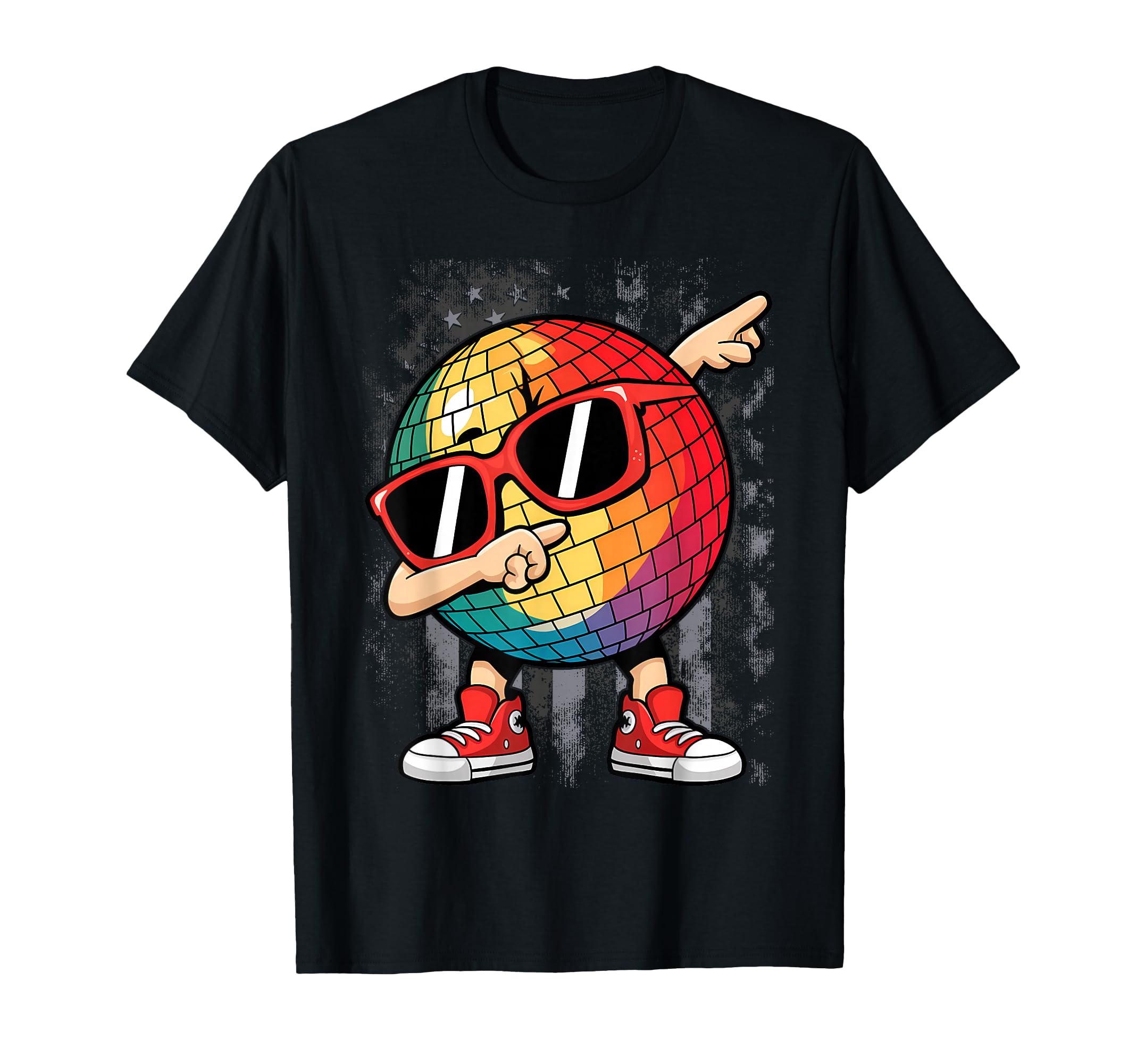 Disco Ball Dabbing 70S Nightclub Dance T-Shirt - Streetwear Style Unisex - T-Shirt, Sweatshirt, Hoodie
