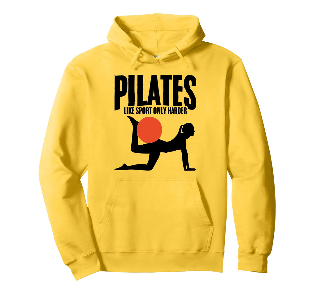 Pilates Workout Training Exercise Hoodie - Novelty Apparel Unisex - T-Shirt, Sweatshirt, Hoodie