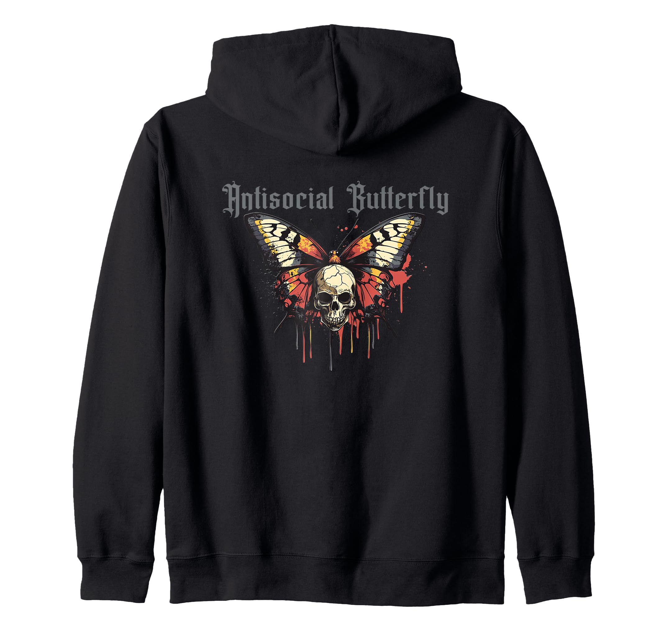 Antisocial Butterfly Gift Sweatshirt - Novelty Apparel for Adults - T-Shirt, Sweatshirt, Hoodie