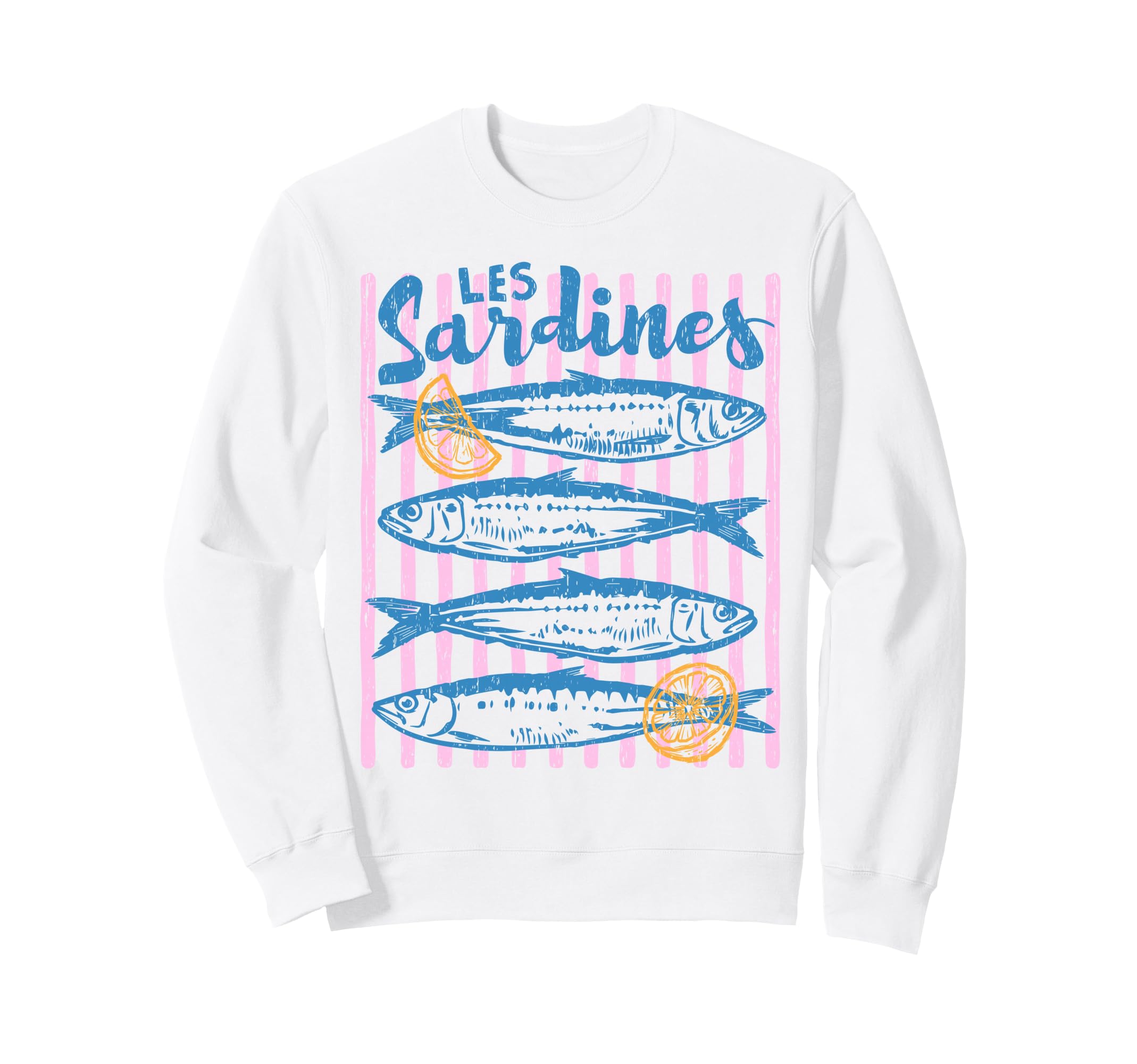 Sardine Aesthetic Art Mediterranean Sweatshirt - Novelty Apparel Unisex - T-Shirt, Sweatshirt, Hoodie