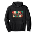Groovy Bright Word Art Typography Hoodie - Fun Novelty Design for Adults - T-Shirt, Sweatshirt, Hoodie
