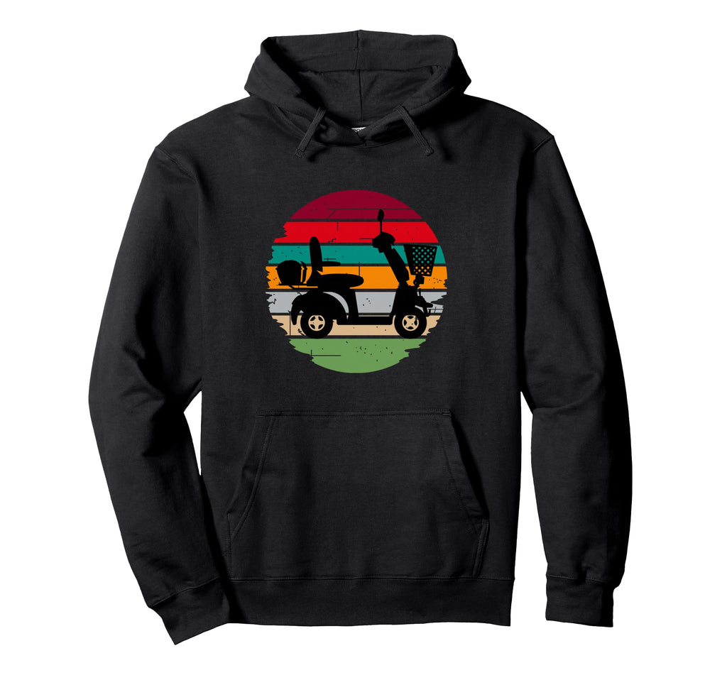 Mobility Scooter Electric Wheelchair Hoodie - Graphic Print for Adults - T-Shirt, Sweatshirt, Hoodie