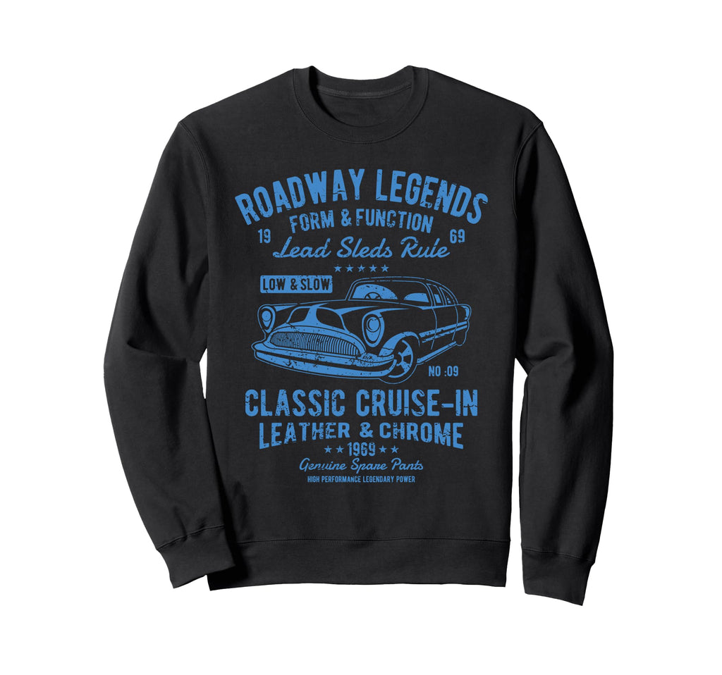 Automotive Nostalgia Car Cruise Sweatshirt - Custom Art Print Unisex - T-Shirt, Sweatshirt, Hoodie
