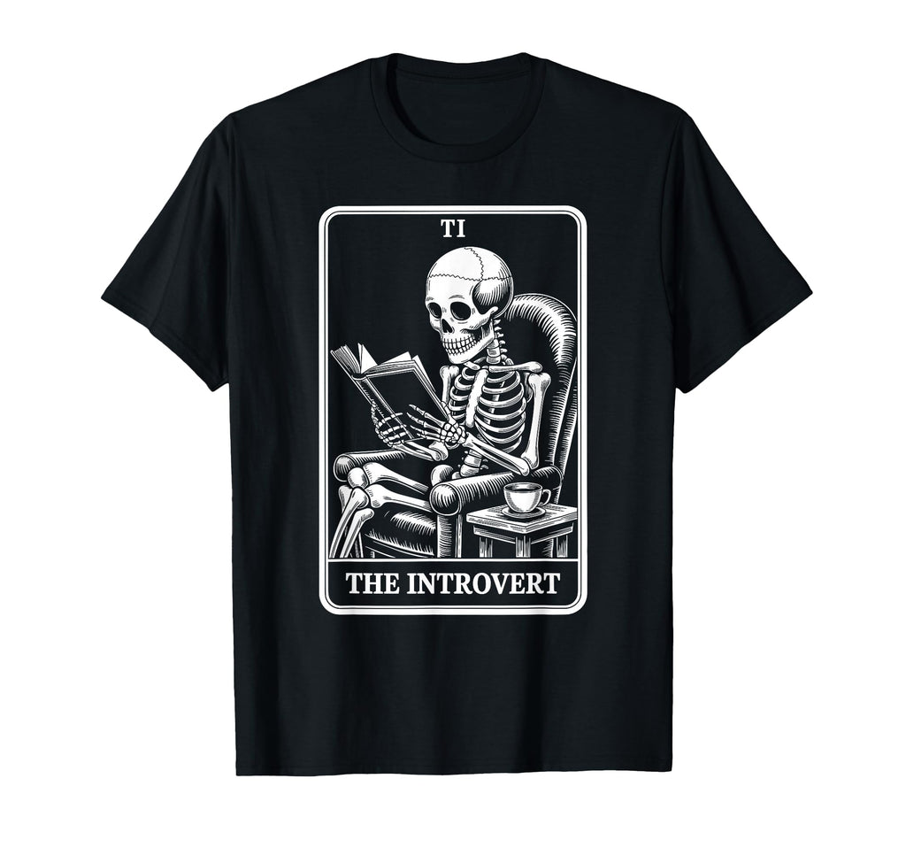 Introvert Tarot Indoorsy Antisocial T-Shirt - Aesthetic Graphic for Adults - T-Shirt, Sweatshirt, Hoodie