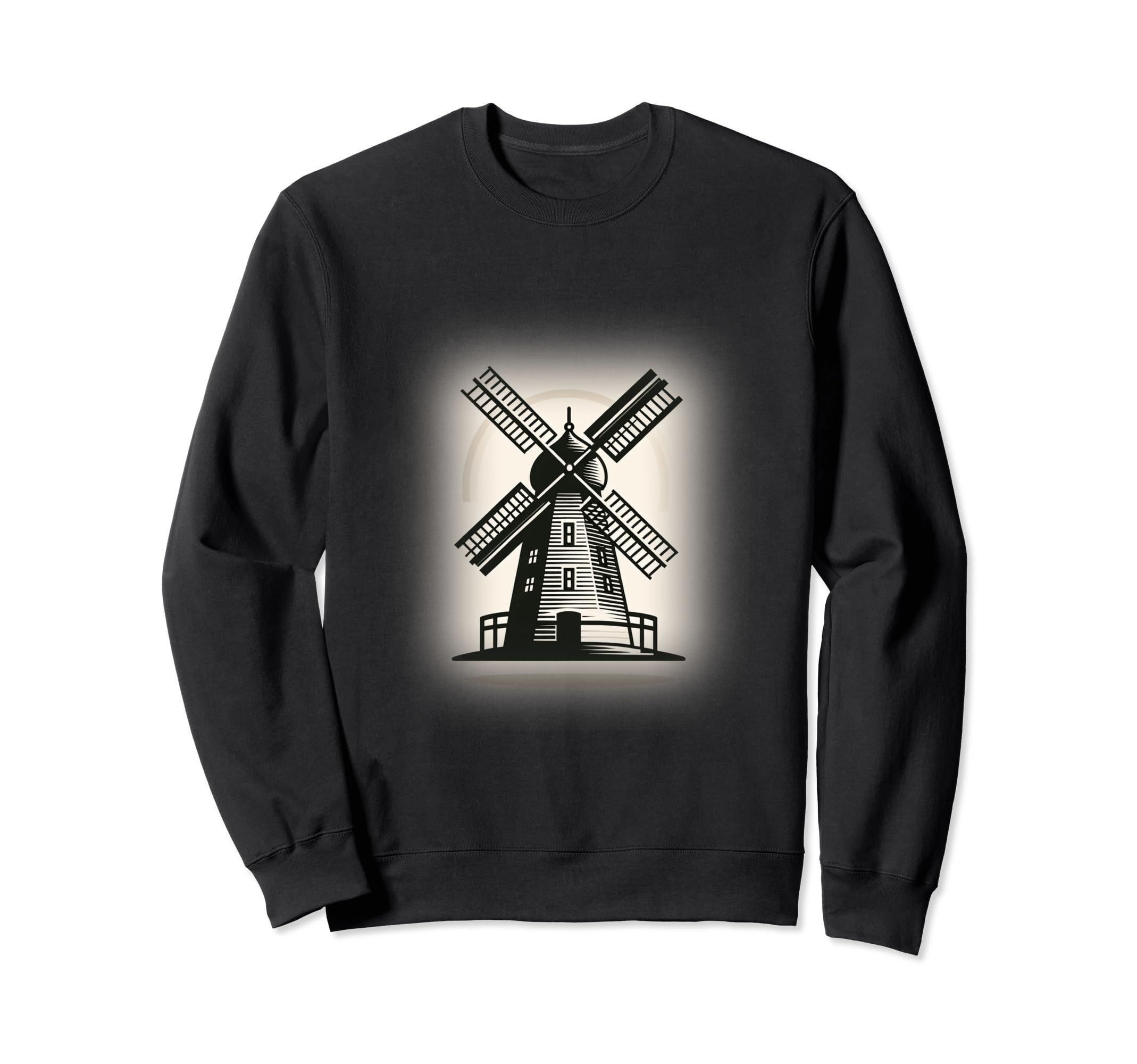 Windmill Coastal Whimsical Sweatshirt - Streetwear Style Men Women - T-Shirt, Sweatshirt, Hoodie