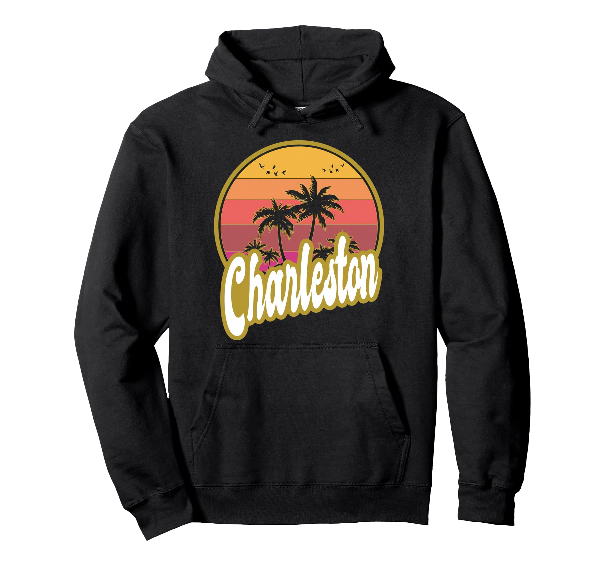Charleston South Carolina Beach Hoodie - Casual Everyday Wear Men Women - T-Shirt, Sweatshirt, Hoodie