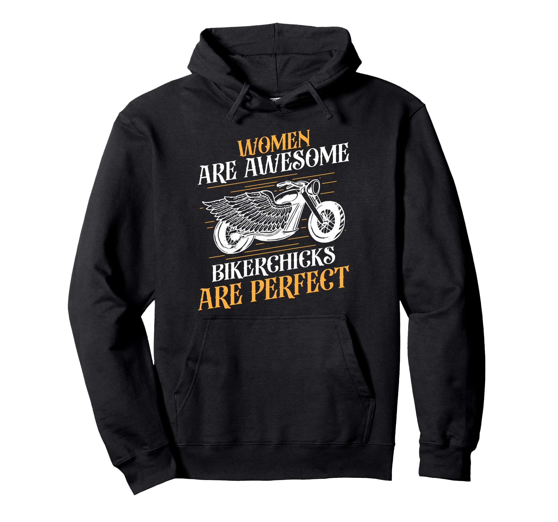 Motorcycle Biker Girlfriend Wife Hoodie - Casual Everyday Wear Unisex - T-Shirt, Sweatshirt, Hoodie
