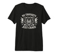 No Thoughts Just Chaos Cat Tri Blend T-Shirt - Fun Novelty Design Unisex - T-Shirt, Sweatshirt, Hoodie