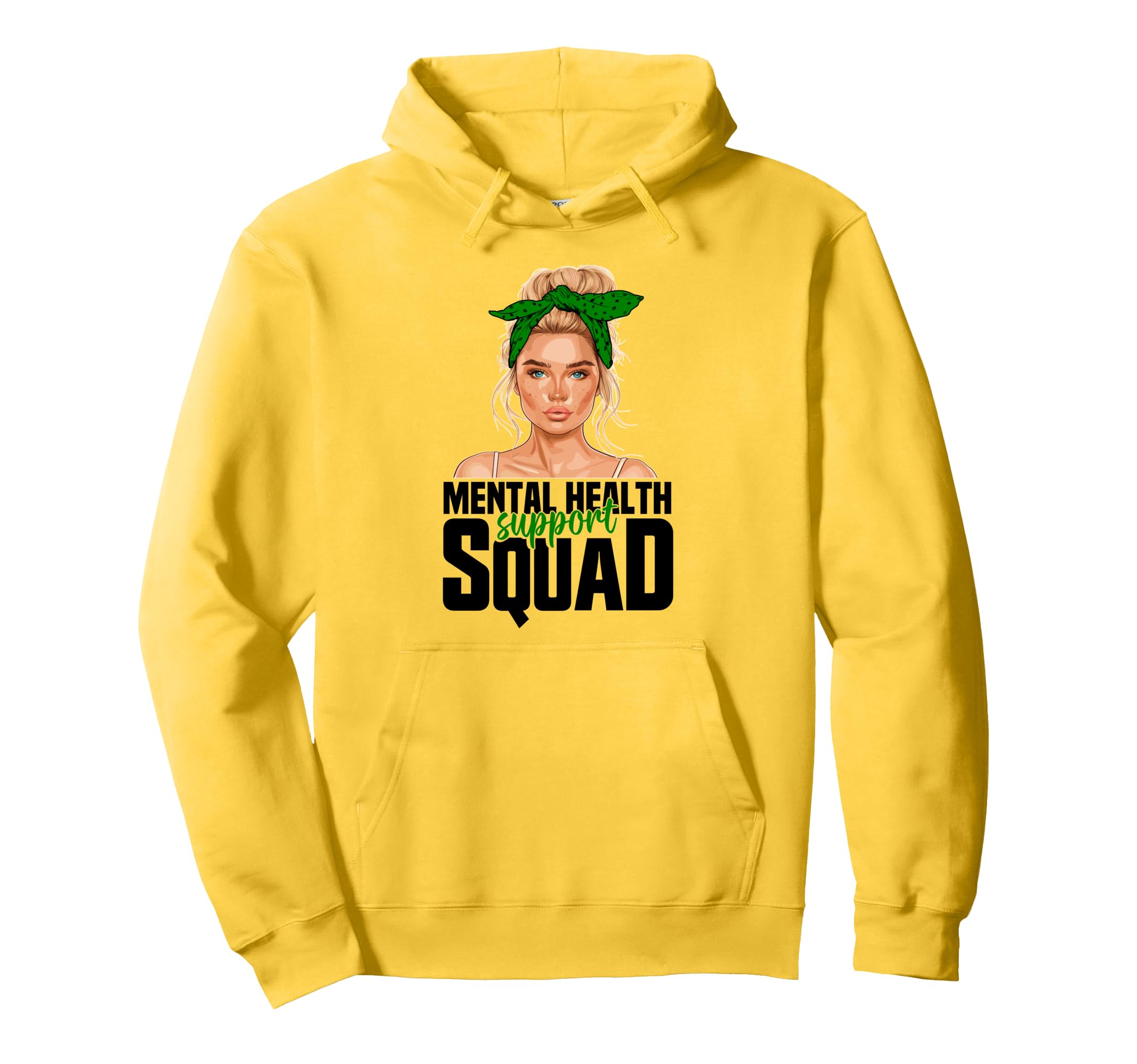 Mental Health Awareness Support Hoodie - Fun Novelty Design Unisex - T-Shirt, Sweatshirt, Hoodie
