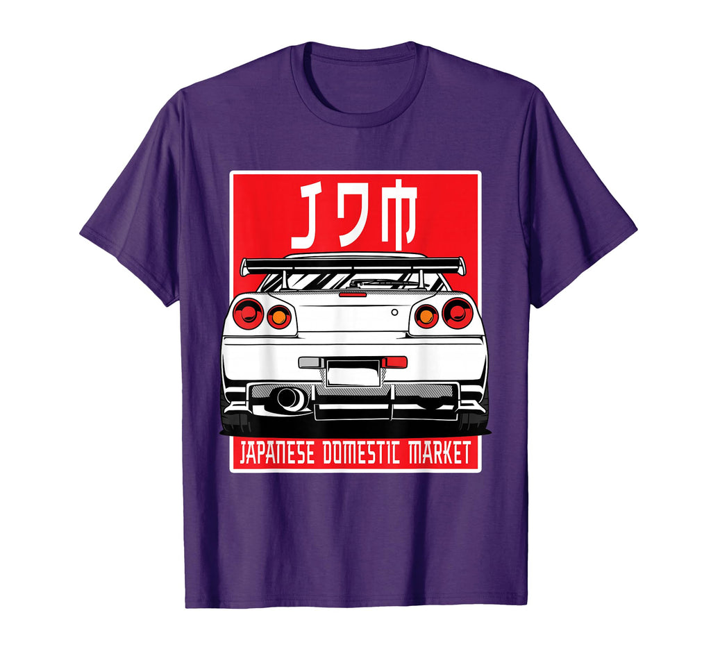 Jdm Car Street Racing Japanese Sun T-Shirt - Custom Art Print Men Women - T-Shirt, Sweatshirt, Hoodie