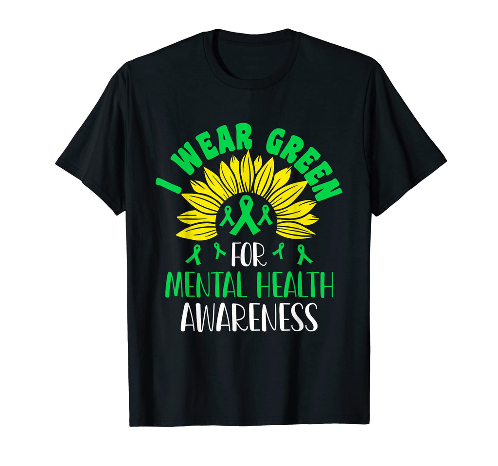 Wear Green Mental Health Awareness Matters T-Shirt - Unique Graphic Unisex - T-Shirt, Sweatshirt, Hoodie