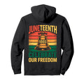 Juneteenth 1865 Bell Freedom Celebration Hoodie - Novelty Apparel Men Women - T-Shirt, Sweatshirt, Hoodie