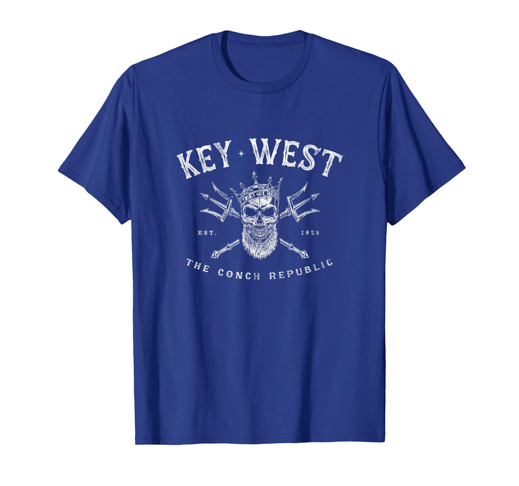 Key West Florida Poseidon Conch Republic T-Shirt - Minimalist Print Unisex - T-Shirt, Sweatshirt, Hoodie