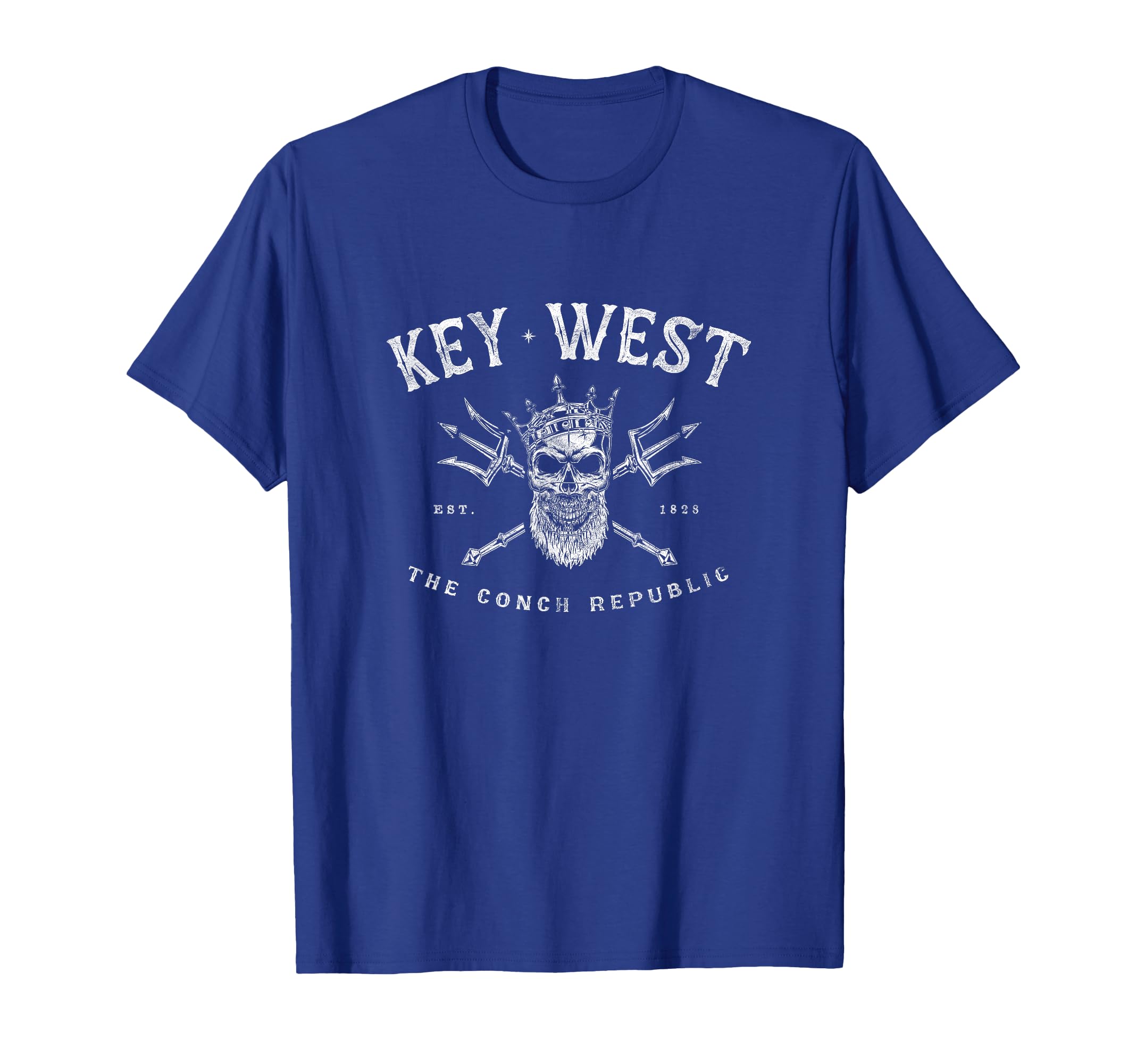 Key West Florida Poseidon Conch Republic T-Shirt - Minimalist Print Unisex - T-Shirt, Sweatshirt, Hoodie