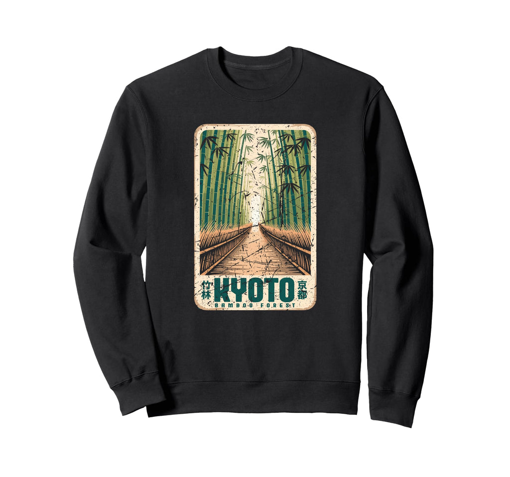 Kyoto Bamboo Grove Arashiyama Sweatshirt - Trendy Graphic Men Women - T-Shirt, Sweatshirt, Hoodie