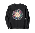 Radiant Healing Crystal Lotus Sweatshirt - Graphic Print for Adults - T-Shirt, Sweatshirt, Hoodie