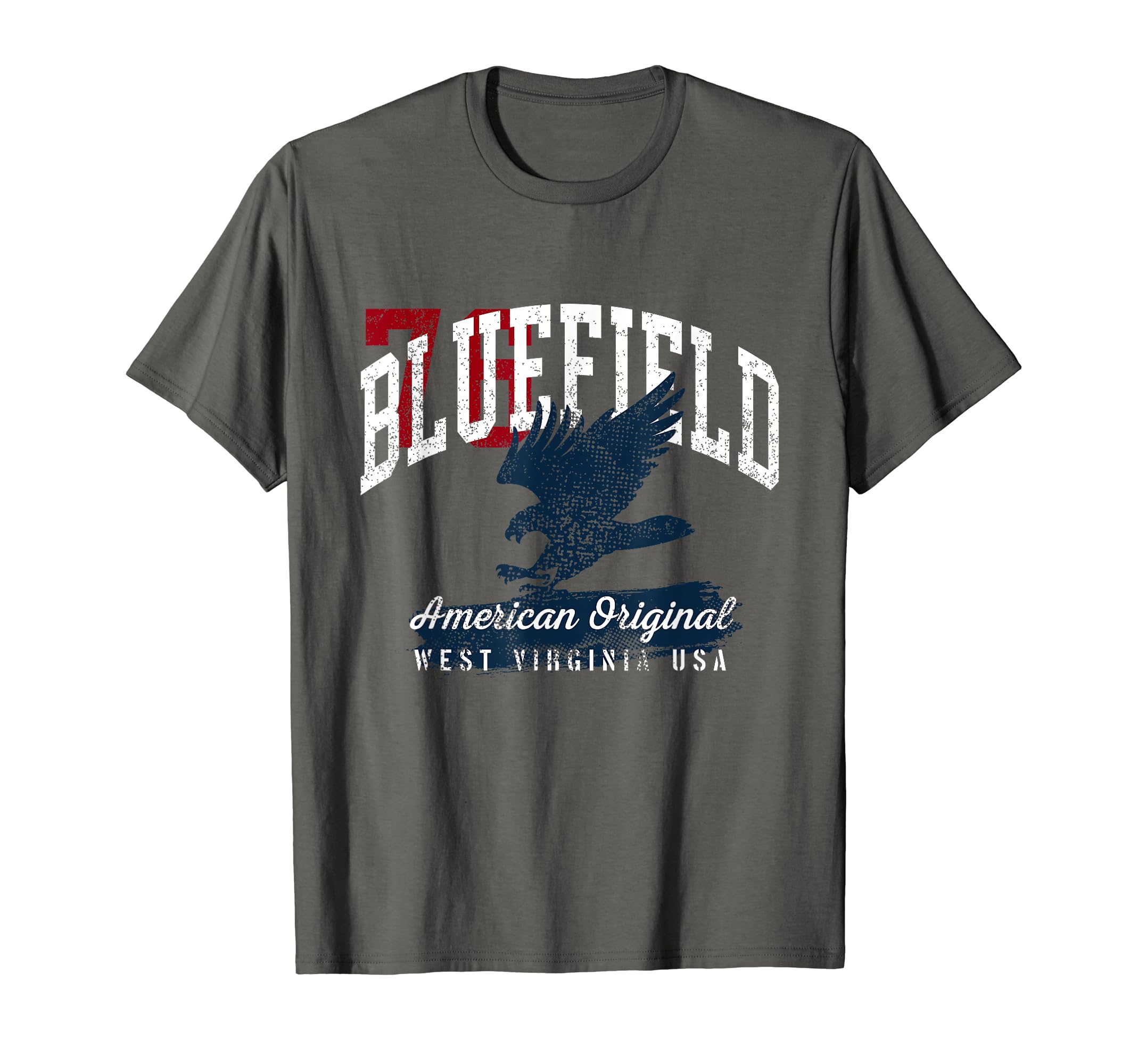Bluefield West Virginia Patriotic T-Shirt - Minimalist Print Men Women - T-Shirt, Sweatshirt, Hoodie