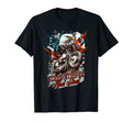 Patriotic Old Biker American Us Flag T-Shirt - Trendy Graphic Men Women - T-Shirt, Sweatshirt, Hoodie