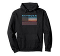 Sunset American Flag Keyrock West Hoodie - Novelty Apparel for Adults - T-Shirt, Sweatshirt, Hoodie