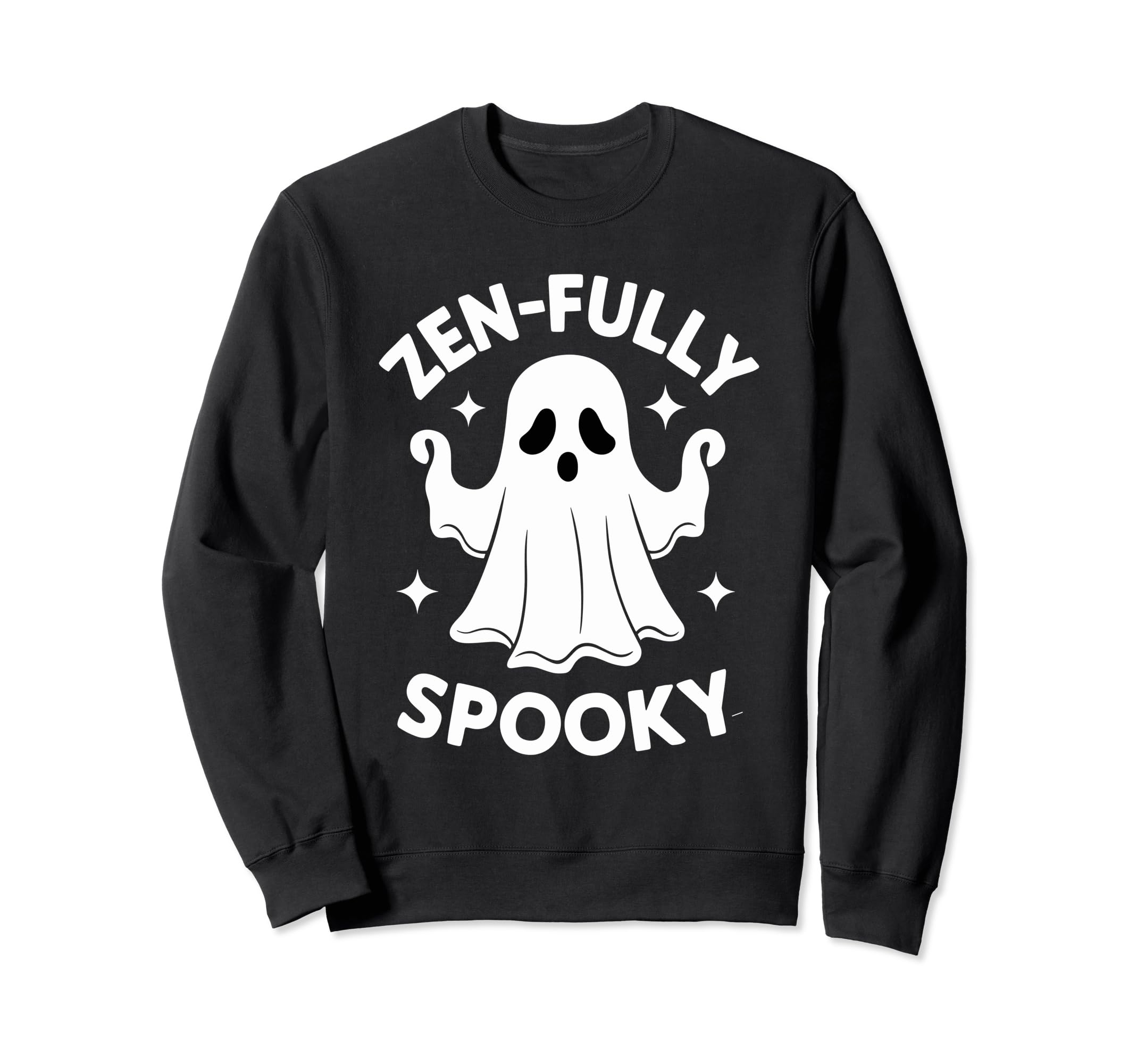 Ghost Monster Meditation Sweatshirt - Casual Everyday Wear for Adults - T-Shirt, Sweatshirt, Hoodie