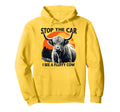 Funny Highland Cow Lover Stop Car I Hoodie - Casual Everyday Wear Unisex - T-Shirt, Sweatshirt, Hoodie