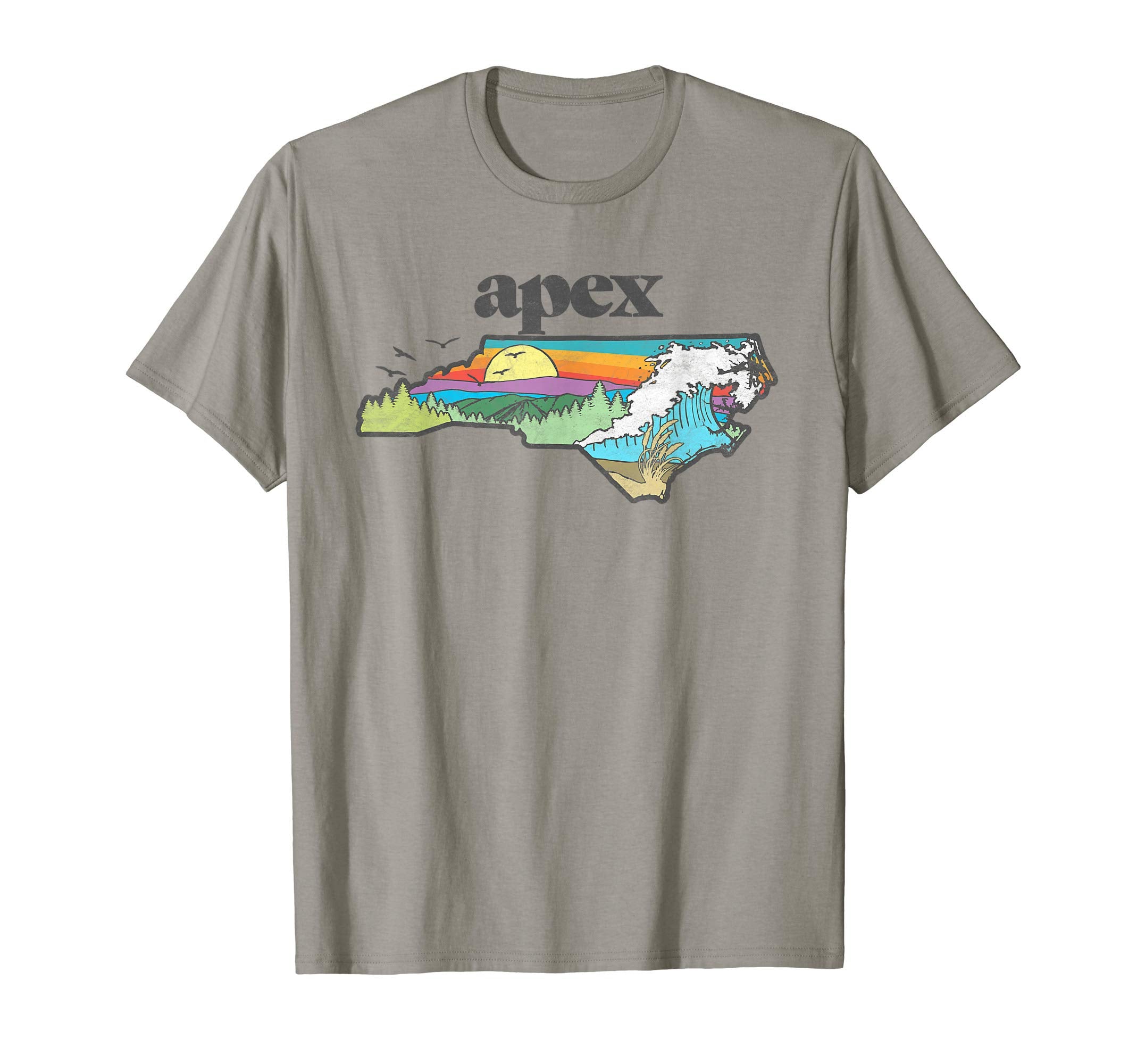 Apex North Carolina Outdoors Nature T-Shirt - Minimalist Print for Adults - T-Shirt, Sweatshirt, Hoodie