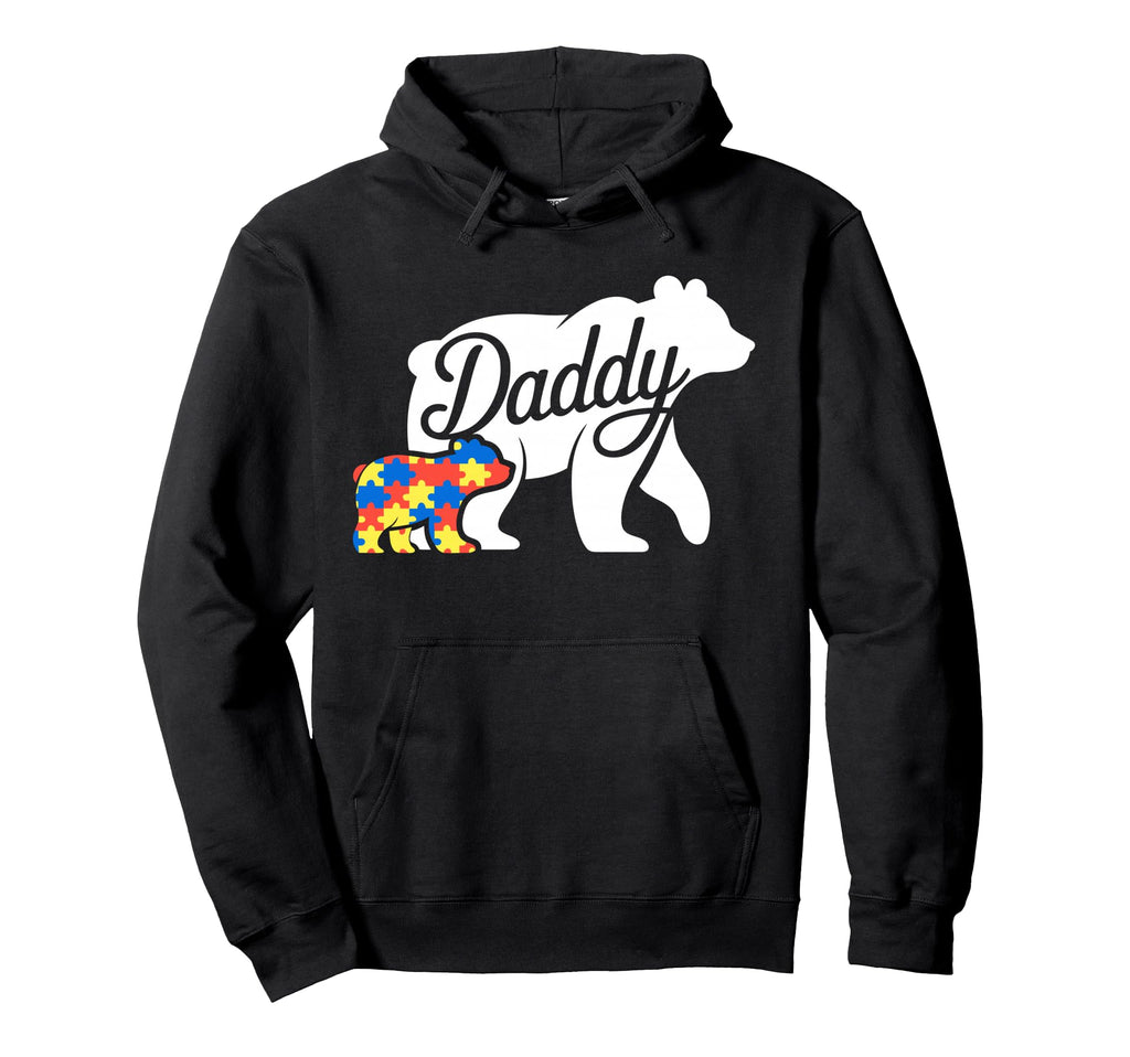 Father Autism Dad Autistic Child Daddy Hoodie - Streetwear Style Unisex - T-Shirt, Sweatshirt, Hoodie