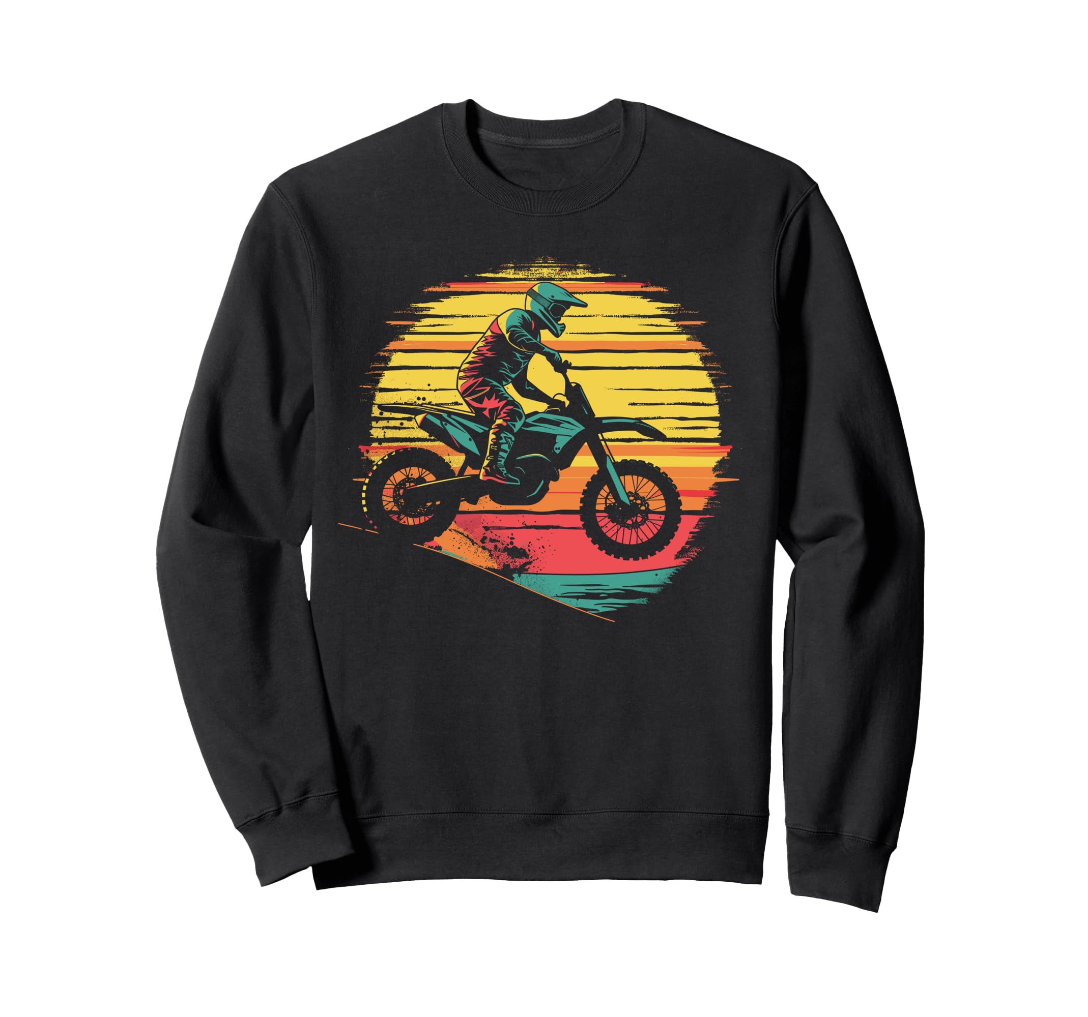 Motocross Motorcycle Bike Dirtbike Sweatshirt - Novelty Apparel Men Women - T-Shirt, Sweatshirt, Hoodie