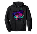 Postil Florida Sunset Synthwave Vibes Hoodie - Minimalist Print Unisex - T-Shirt, Sweatshirt, Hoodie
