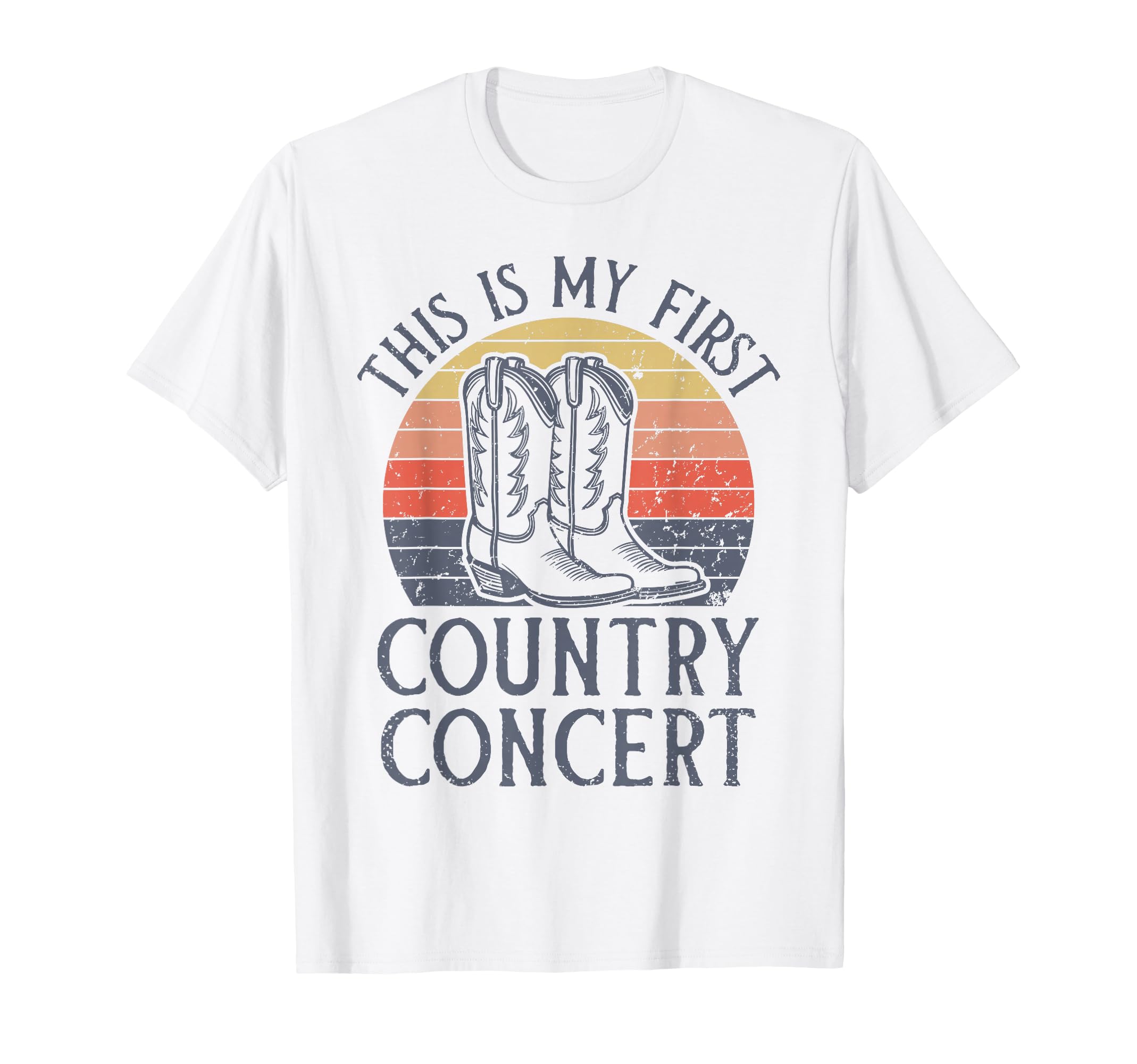 My First Country Concert Country Music T-Shirt - Graphic Print for Adults - T-Shirt, Sweatshirt, Hoodie