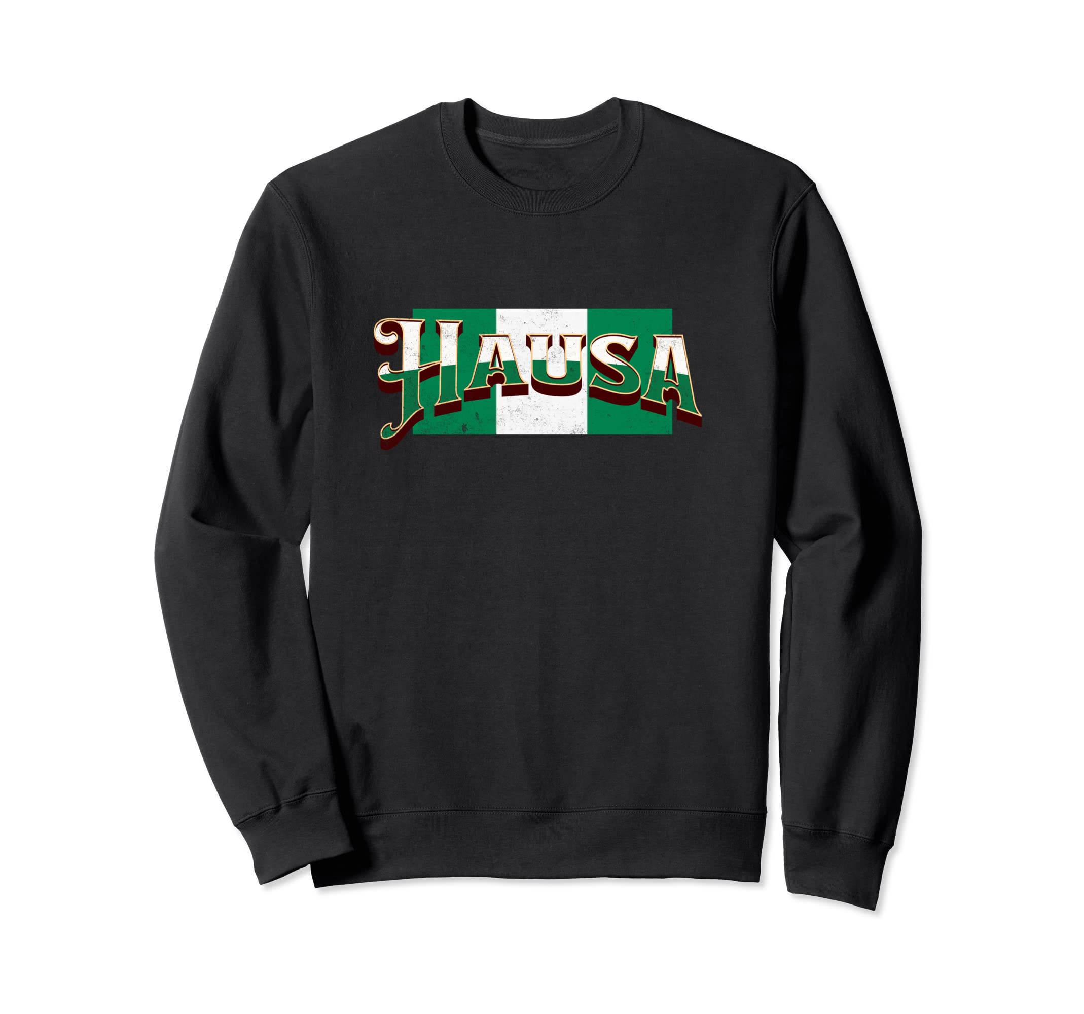 Hausa Nigerian Culture Large Sweatshirt - Fun Novelty Design for Adults - T-Shirt, Sweatshirt, Hoodie