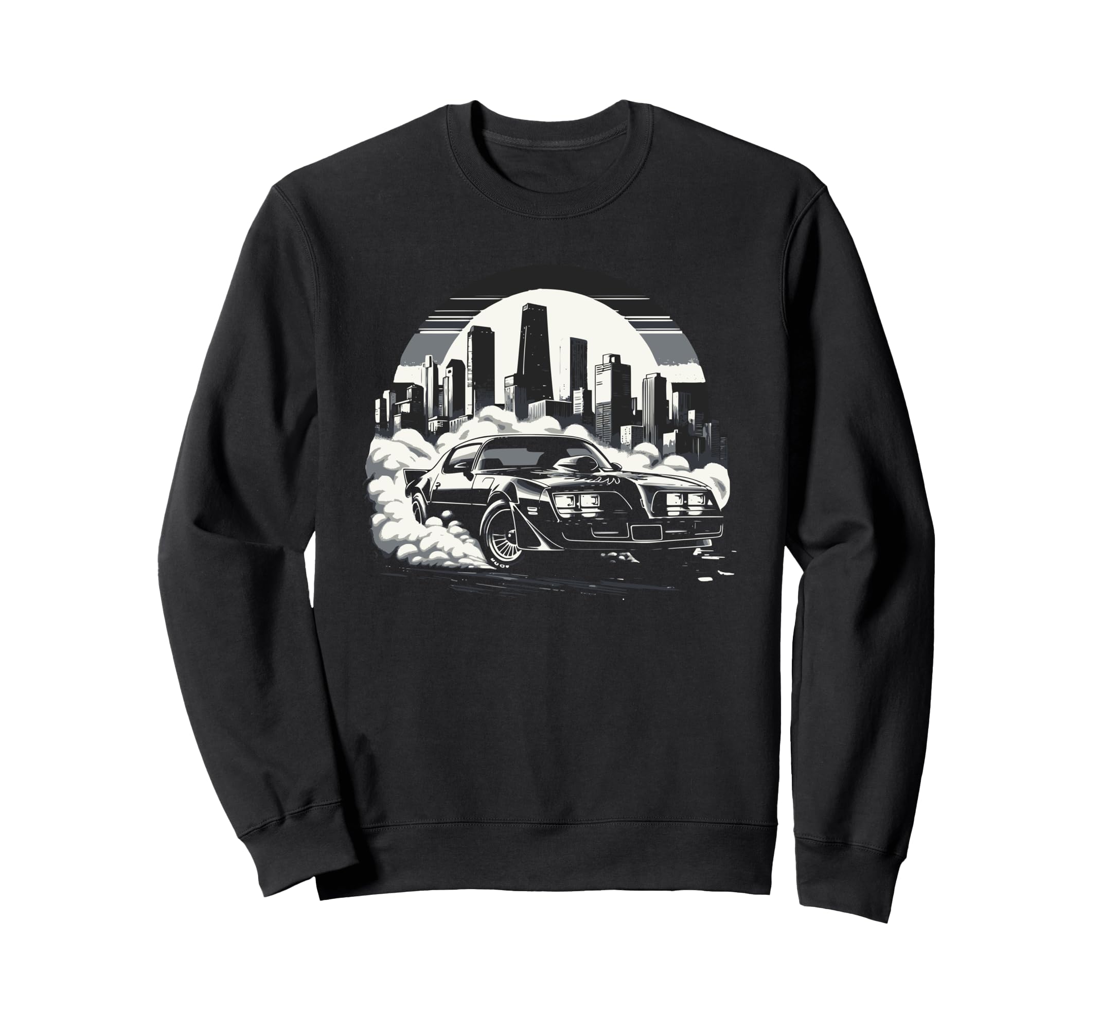 Muscle Car 60S 70S Car Lover Sweatshirt - Minimalist Print for Adults - T-Shirt, Sweatshirt, Hoodie