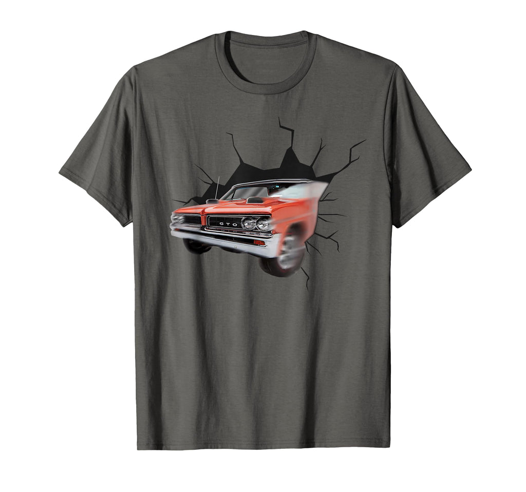 Red 1964 Gto American Muscle Car Car T-Shirt - Unique Graphic Men Women - T-Shirt, Sweatshirt, Hoodie