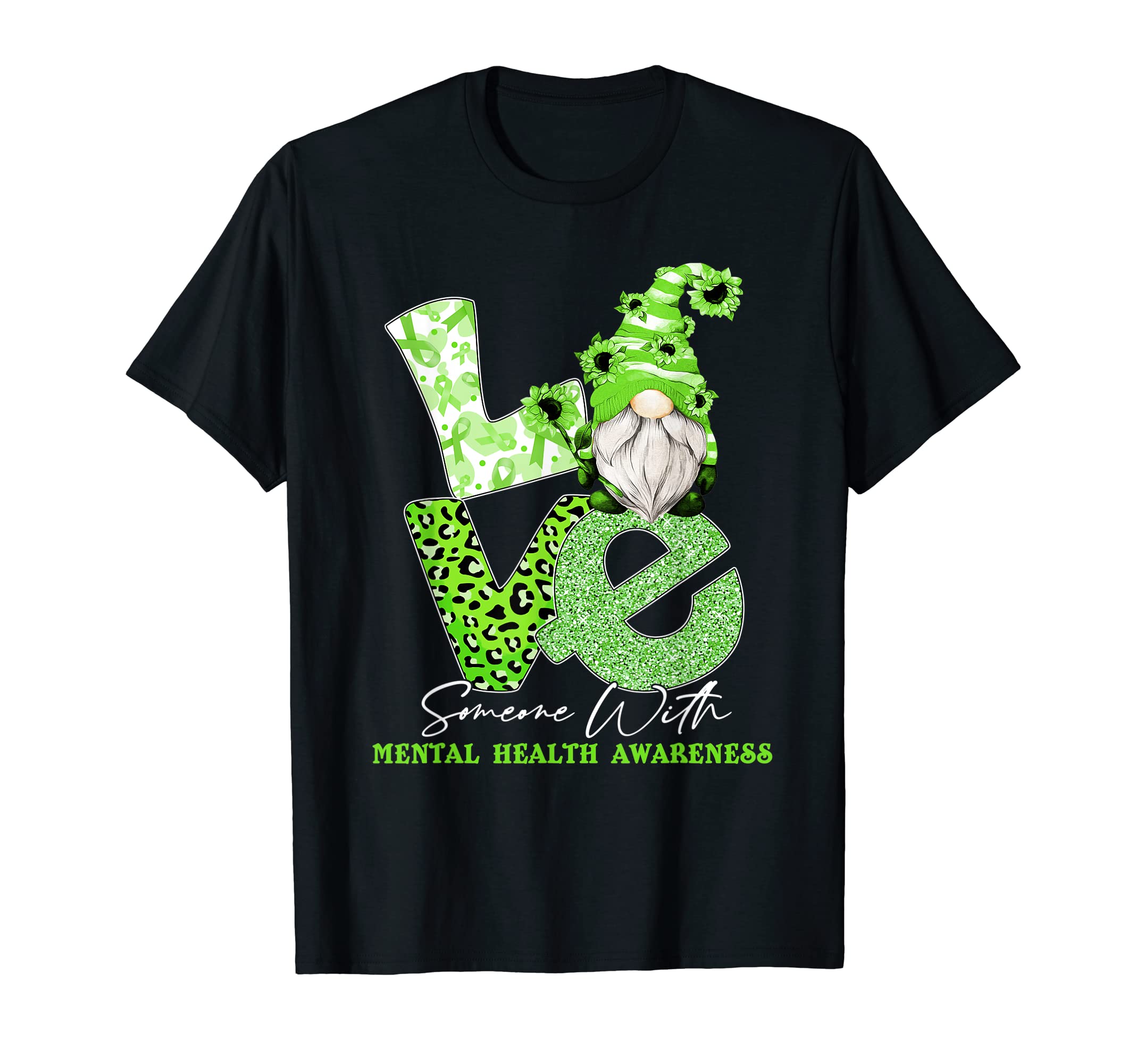 Green Ribbon Gnome Love Someone T-Shirt - Streetwear Style Men Women - T-Shirt, Sweatshirt, Hoodie