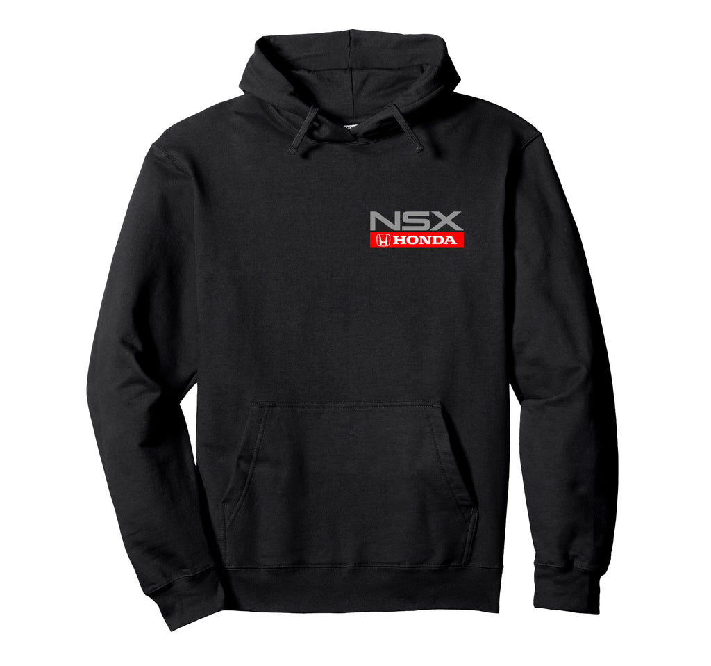 Honda Nsx Red Sports Car Stack Front Back Hoodie - Streetwear Style Unisex - T-Shirt, Sweatshirt, Hoodie