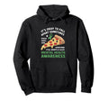 Funny Pizza Mental Health Awareness Hoodie - Custom Art Print Unisex - T-Shirt, Sweatshirt, Hoodie