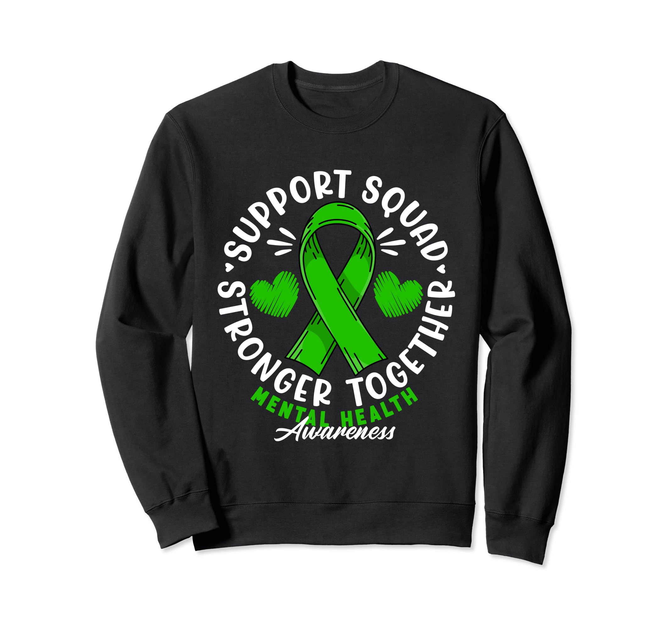 Support Awareness Squad I Depression Sweatshirt - Novelty Apparel Unisex - T-Shirt, Sweatshirt, Hoodie
