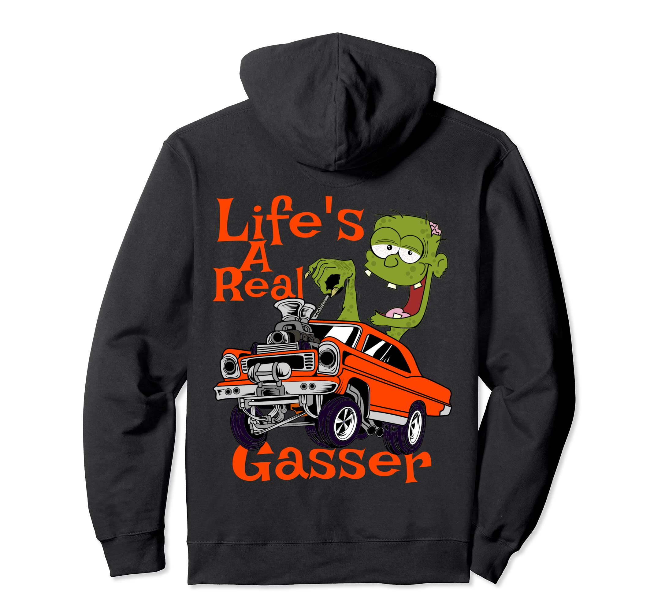 Hot Rod Gasser Outlaw Drag Racing Blown Hoodie - Graphic Print Unisex - T-Shirt, Sweatshirt, Hoodie
