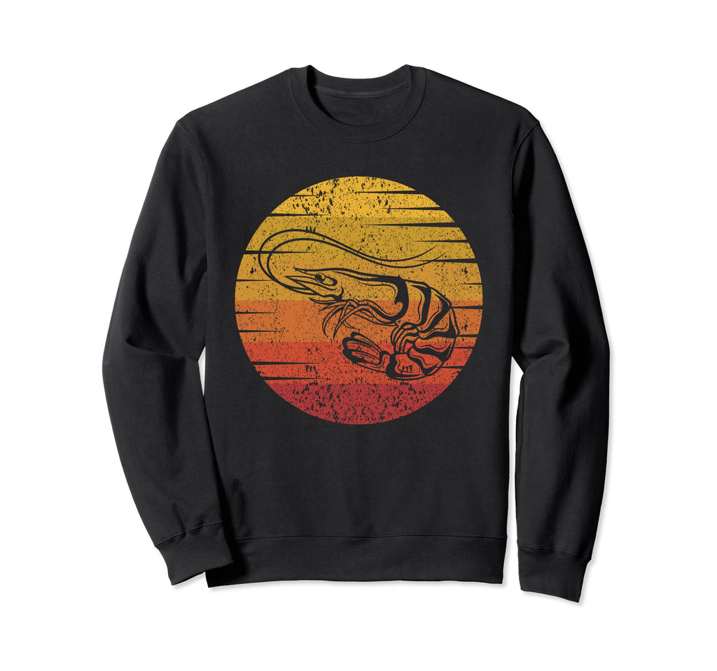 Shrimp 60S 70S 80S Sea Animal Sweatshirt - Novelty Apparel for Adults - T-Shirt, Sweatshirt, Hoodie
